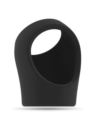 Nº45 COCK WITH TESTICLE STRAP BLACK