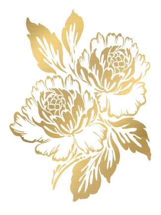 Tatouage éphémère - Effet or  9