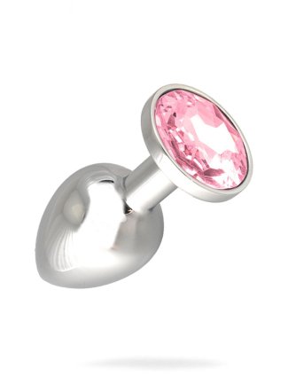 Butt plug Métal rose XS