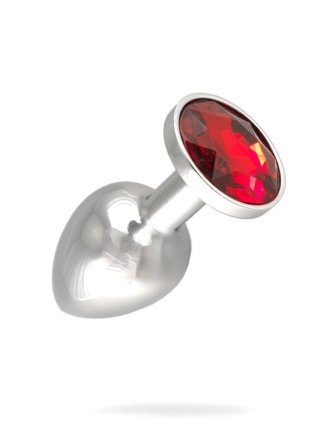Butt plug Métal rouge XS