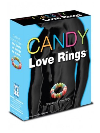 Cockring candy comestible par 3 goût fruité