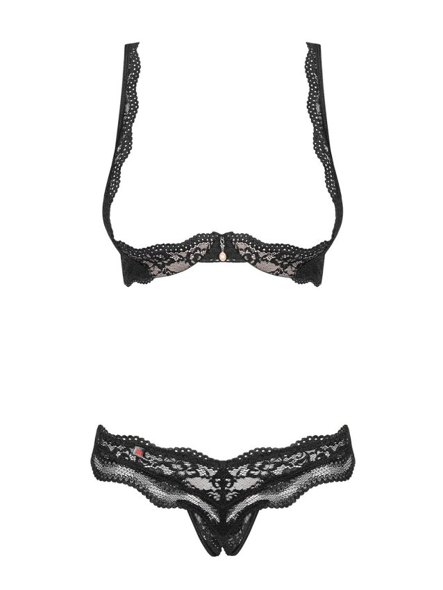 Luvae Ensemble ouvert 2 pcs  - Noir