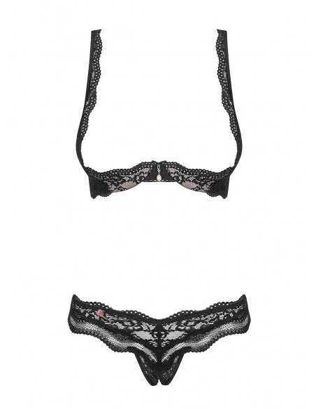 Luvae Ensemble ouvert 2 pcs  - Noir