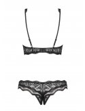 Luvae Ensemble ouvert 2 pcs  - Noir