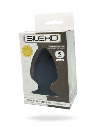 Plug Anal Noir Double Densité S - Ø 4,8 cm