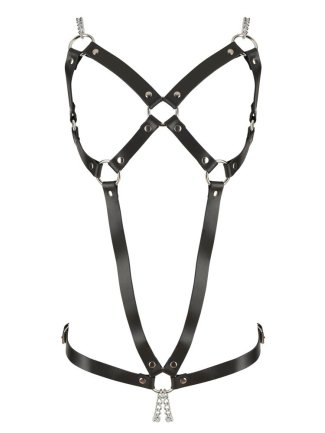 Harnais cuir avec chaînes