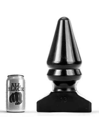 ALL BLACK BOUCHON ANAL TOUT NOIR 28,5CM
