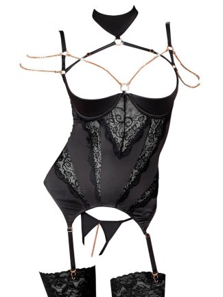 Guêpière ouverte chaine