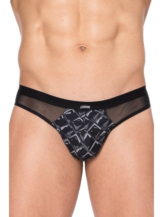 String imprimé noir New Look - LM2299-02BLK
