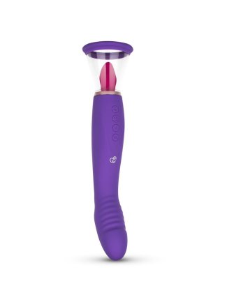 Pompe Pleasure Pump avec vibromasseur pour point G - Violet