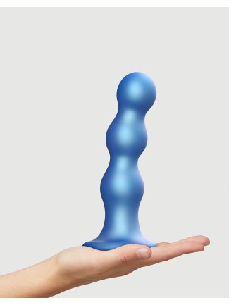 Plug Bleu Dildo Balls Taille XL