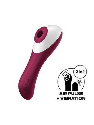 Dual Crush Vibromasseur Et Stimulateur De Clitoris USB Rouge 