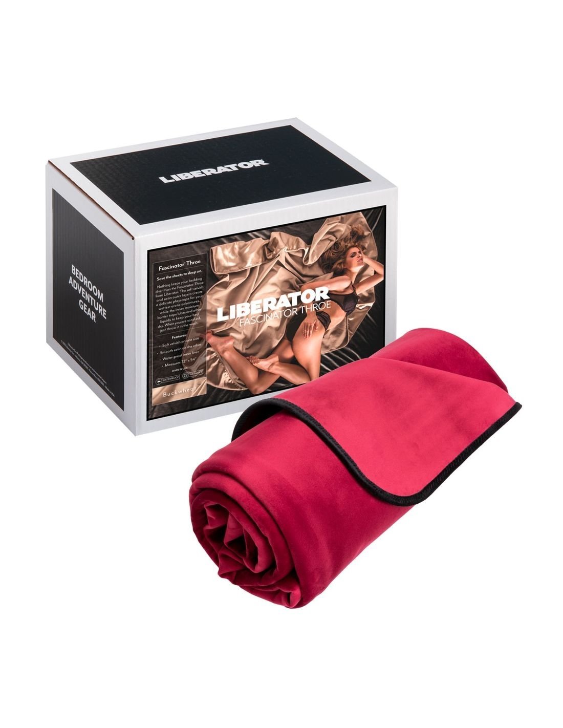 Couverture Fascinator Throw Rouge Liberator Mobilier Acheter Mo...