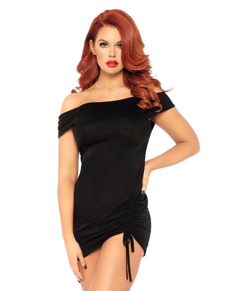 Robe Épaules Dénudées Noire
