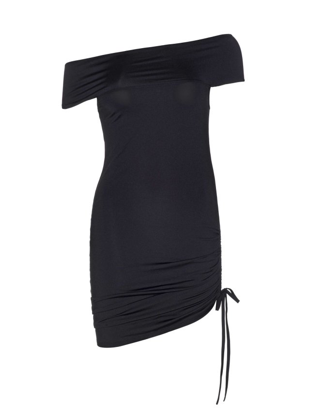 Robe Épaules Dénudées Noire