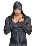 T-Shirt capuche et manches longues 