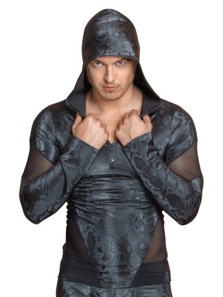 T-Shirt capuche et manches longues 
