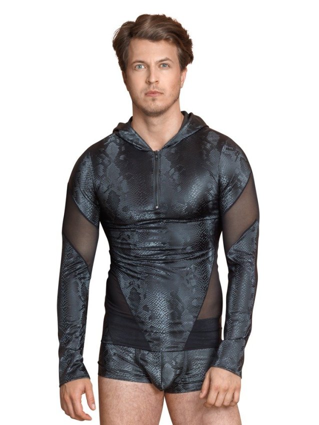 T-Shirt capuche et manches longues 