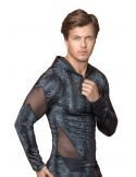 T-Shirt capuche et manches longues 