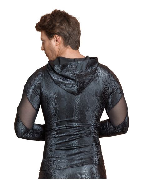 T-Shirt capuche et manches longues 