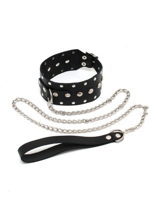 Collier Rimba avec rivets et chaîne