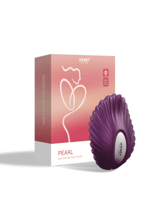 Pearl Violet - Vibromasseur magnétique contrôlé par application
