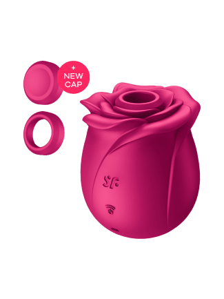 Stimulateur de clitoris rose par ondes de pression ou sans contact Pro 2 Classic Blossom Satisfyer - CC597840