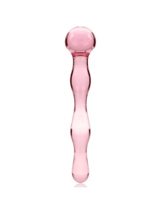 LE 13 GODE EN VERRE BOROSILICATE 18 X 3,5 CM ROSE
