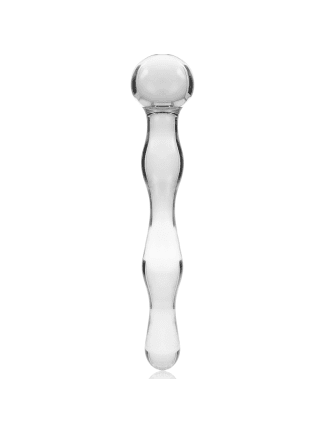 LE 13 GODE EN VERRE BOROSILICATE 18 X 3,5 CM CLAIR