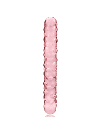 LE 15 GODE EN VERRE BOROSILICATE 18,5 X 3 CM ROSE