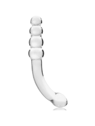 LE 14 GODE EN VERRE BOROSILICATE 18,5 X 3 CM CLAIR