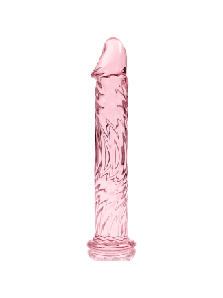 LE 12 GODE EN VERRE BOROSILICATE 17 X 3,5 CM ROSE