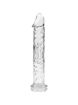 LE 12 GODE EN VERRE BOROSILICATE 17 X 3,5 CM CLAIR