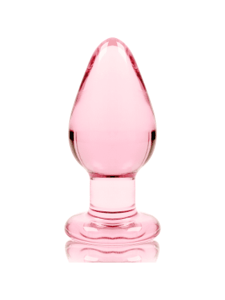 NEBULA SERIES BY IBIZA - PLUG ANAL MODÈLE 3 VERRE BOROSILICATE 11 X 5 CM ROSE