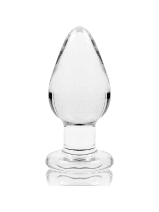 NEBULA SERIES BY IBIZA - PLUG ANAL MODÈLE 3 VERRE BOROSILICATE 11 X 5 CM TRANSPARENT