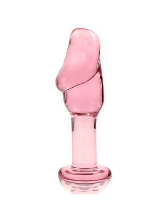 NEBULA SERIES BY IBIZA - PLUG ANAL MODÈLE 6 VERRE BOROSILICATE 12,5 X 4 CM ROSE