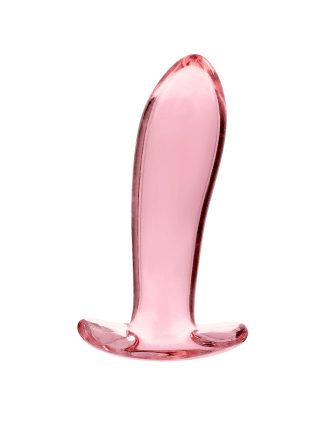 NEBULA SERIES BY IBIZA - PLUG ANAL MODÈLE 5 VERRE BOROSILICATE 12,5 X 3,5 CM ROSE