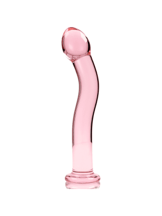 LE 18 GODE EN VERRE BOROSILICATE 18,5 X 3,5 CM ROSE