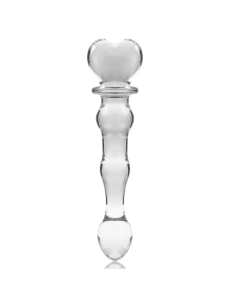 LE 21 GODE EN VERRE BOROSILICATE 20,5 X 3,5 CM CLAIR