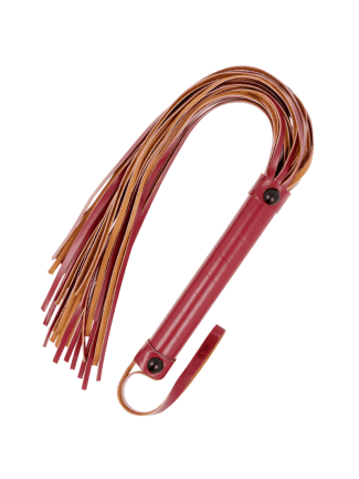 FETISH SUBMISSIVE DARK ROOM - FOUET EN CUIR VÉGÉTALIEN