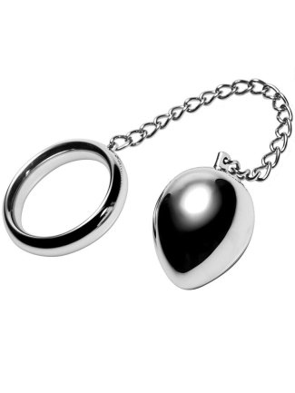 anneau pÉnien 40mm + chaÏne avec bille mÉtallique
