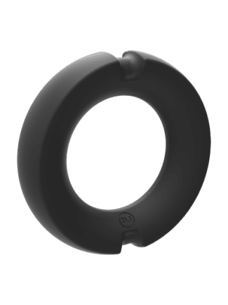 The Paradox - Silicone/Metal Cock Ring - 35mm - Black 2402-38-BX
