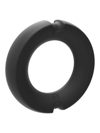The Paradox - Silicone/Metal Cock Ring - 45mm - Black 2402-39-BX