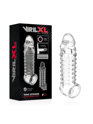 extension de pénis et gaine v11 transparente