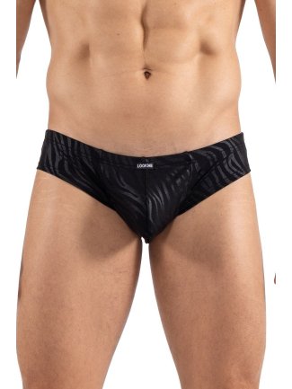 minipant noir & gold Zebra - LM2403-68BLK