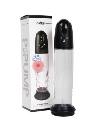 Rimba P-Pump - P-Pump PP05 - Agrandisseur de pénis électronique avec gaine vaginale - Noir - 8273