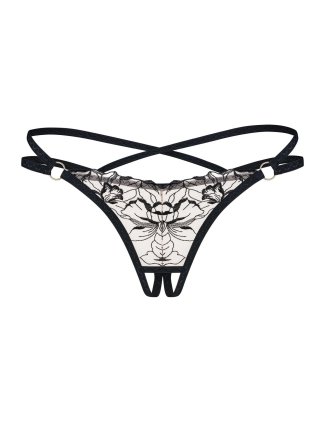 Vila blanes string ouvert - Noir