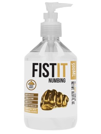 Lubrifiant relaxant Fist It Numbing - Bouteille Pompe 500ml 39259