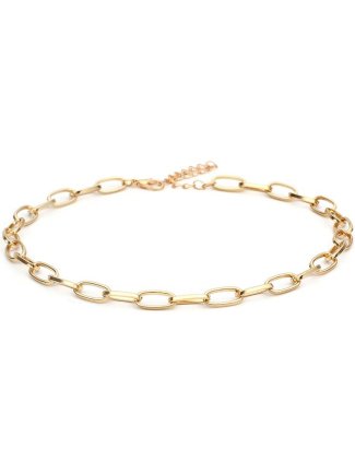 Ras de cou Hollow Ring dorÃ© 47363