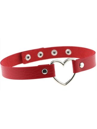 Ras de cou Heart Lish Rouge 48839